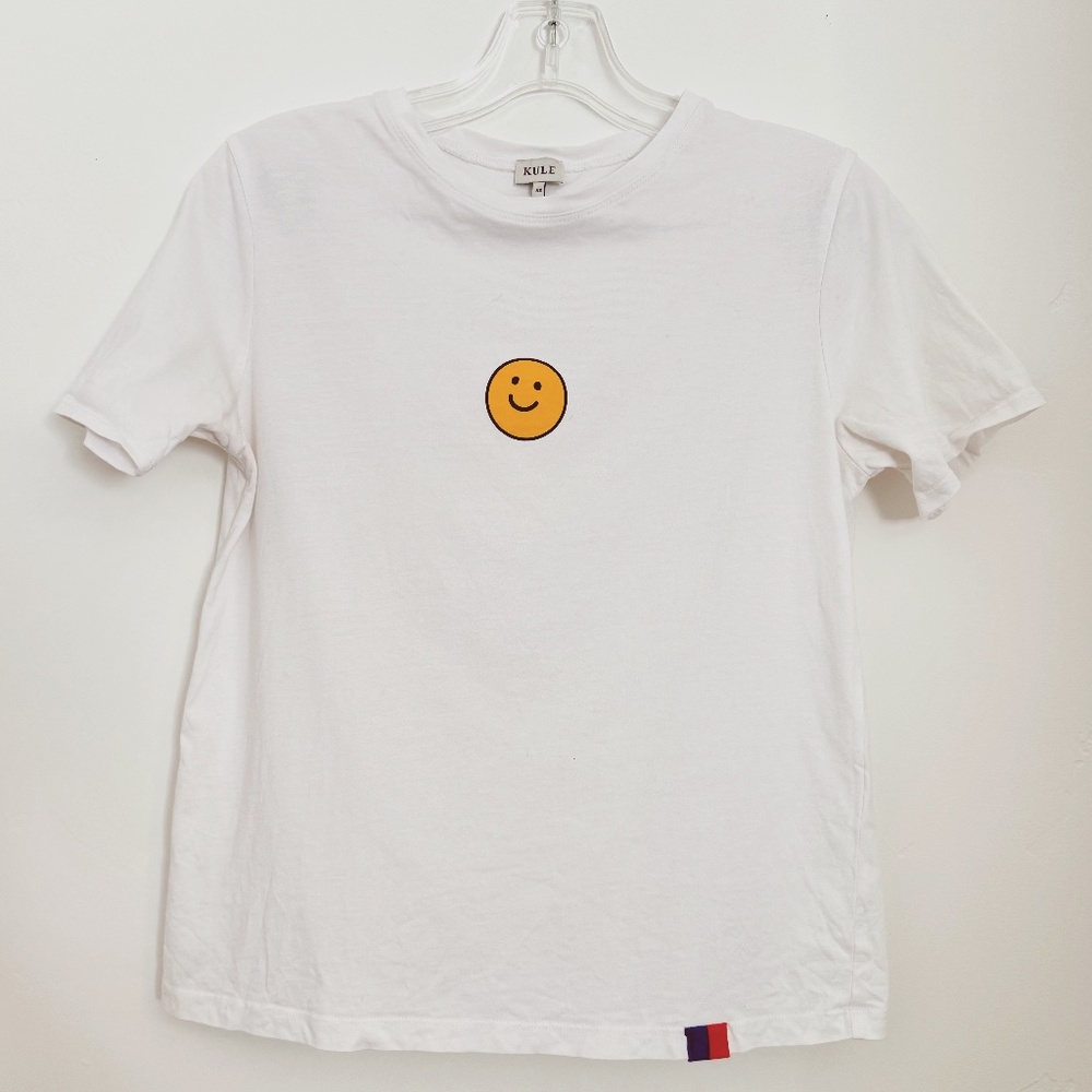 KULE Happy Face graphic t-shirt size XS